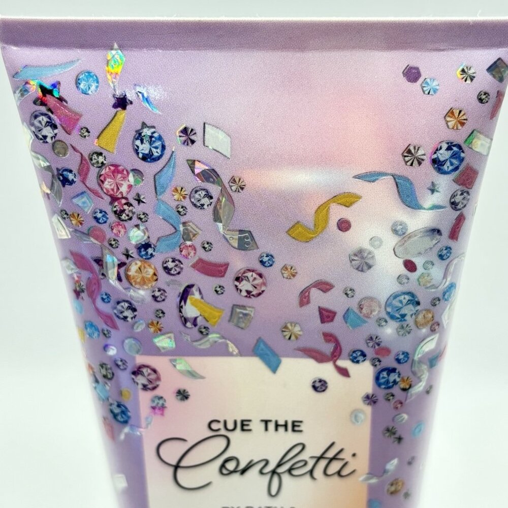 Bath & Body Works Cue The Confetti Ultimate Hydration Body Cream 8 oz New Years - Picture 10 of 11